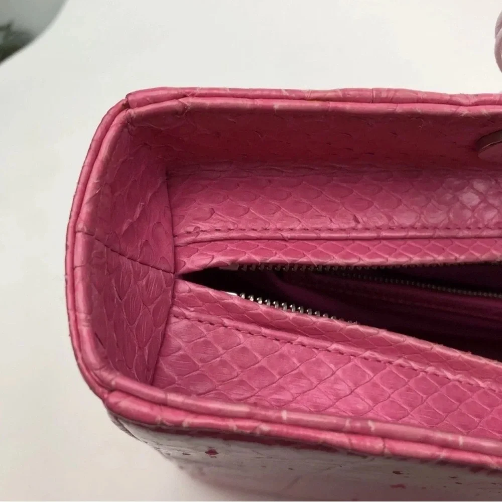 Dior Large Lady Dior Python 2Way Bag - Picture 6 of 16